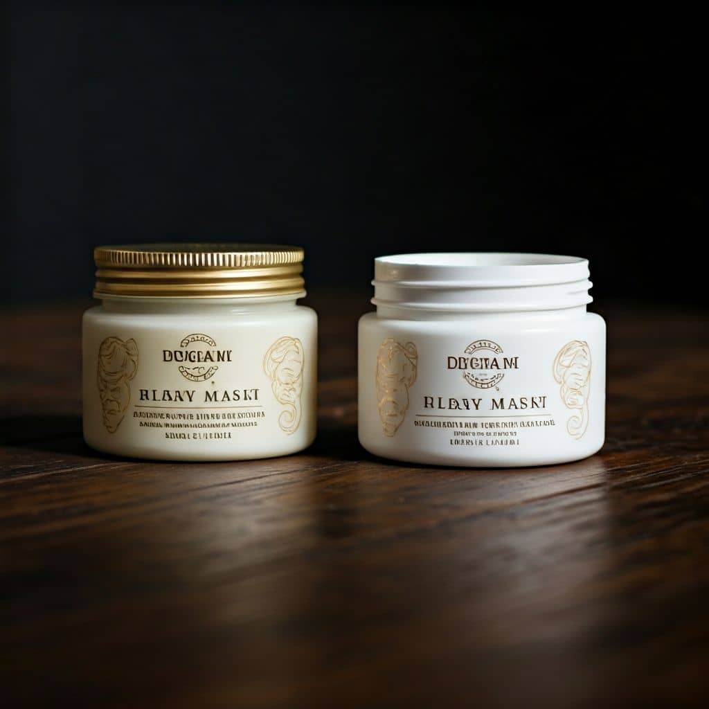 Frascos de mascarilla capilar